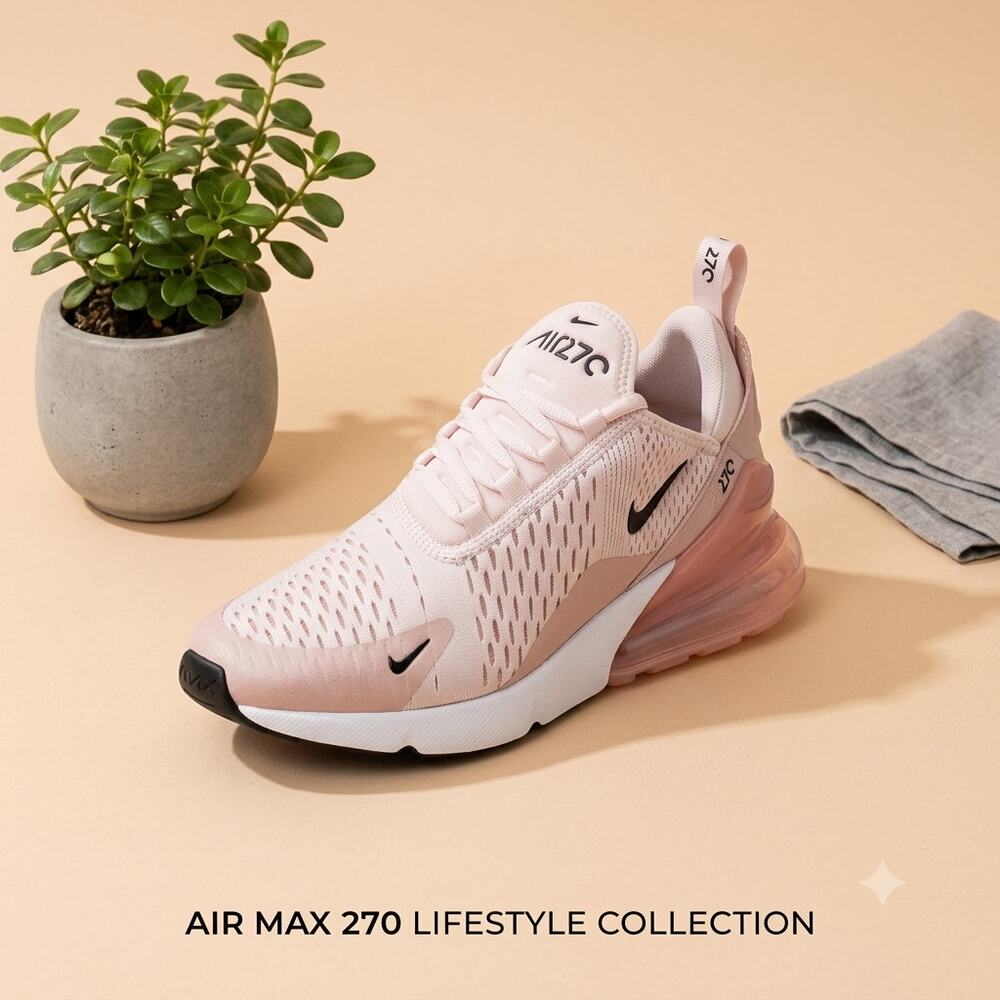 NWT Nike Women's Air Max 270 Sneakers Pink 11.5 US